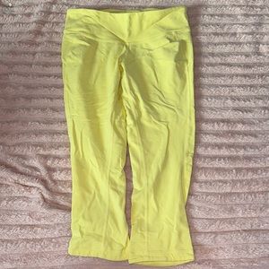 New Balance Yellow Capri Leggings